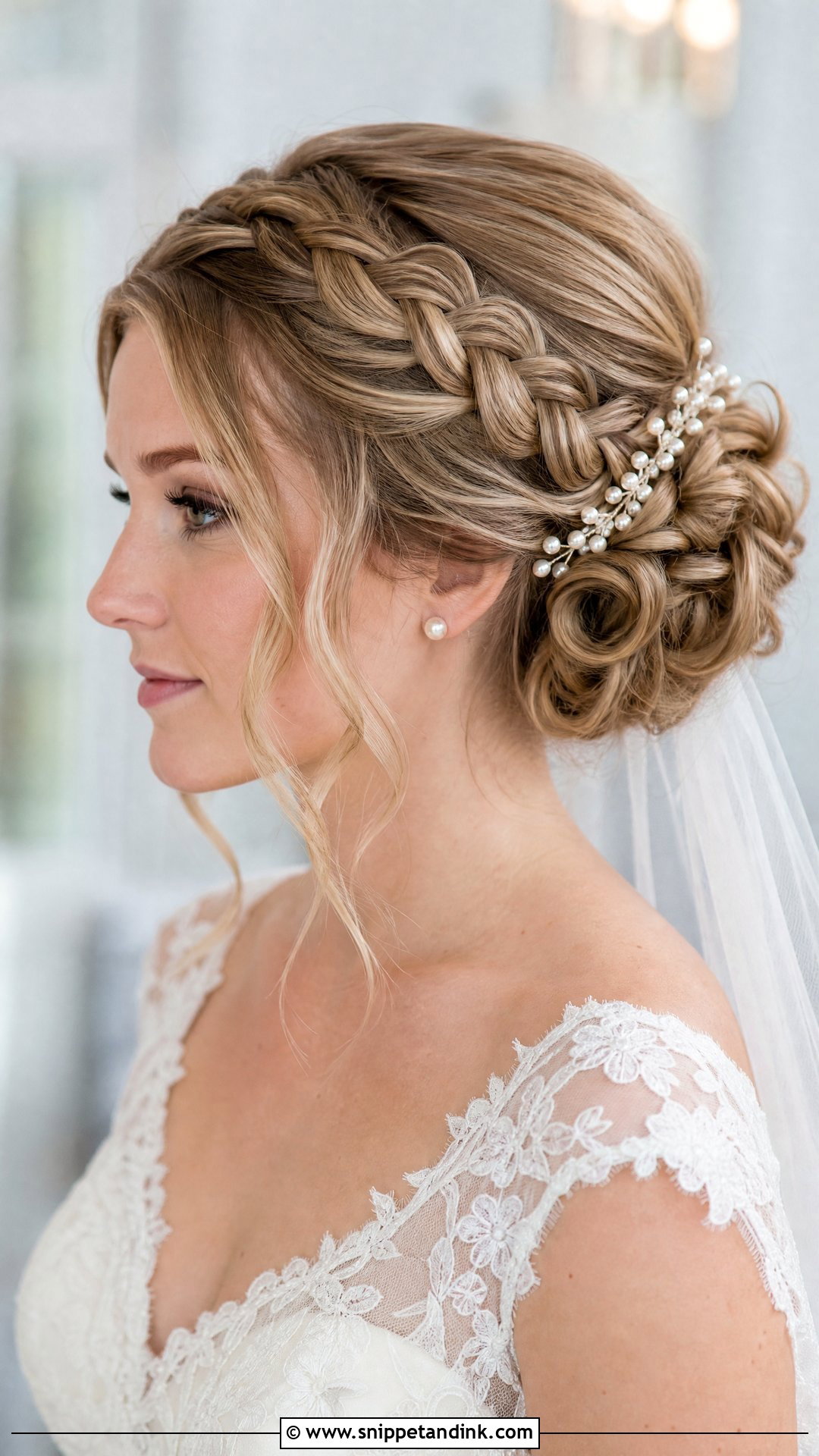 Braided Updo Wedding Hair - Snippet and Ink - 15 Elegant Wedding Hair Styles
