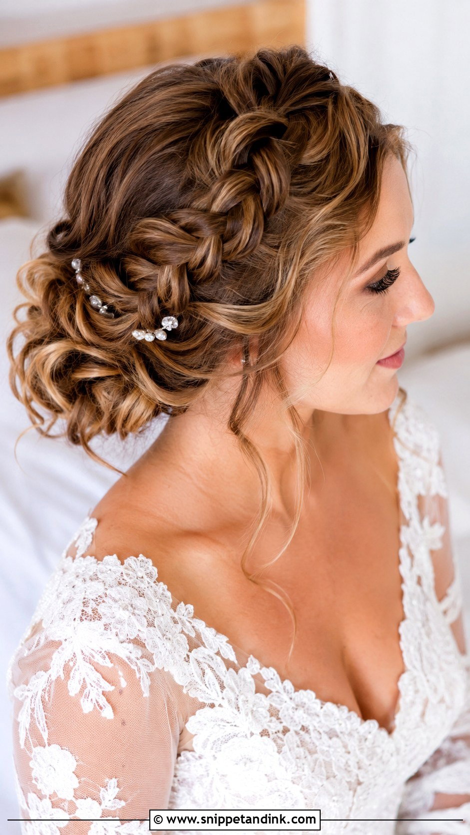 Braided Updo Wedding Hair - Snippet and Ink - 15 Hair Styles Ideas for Wedding