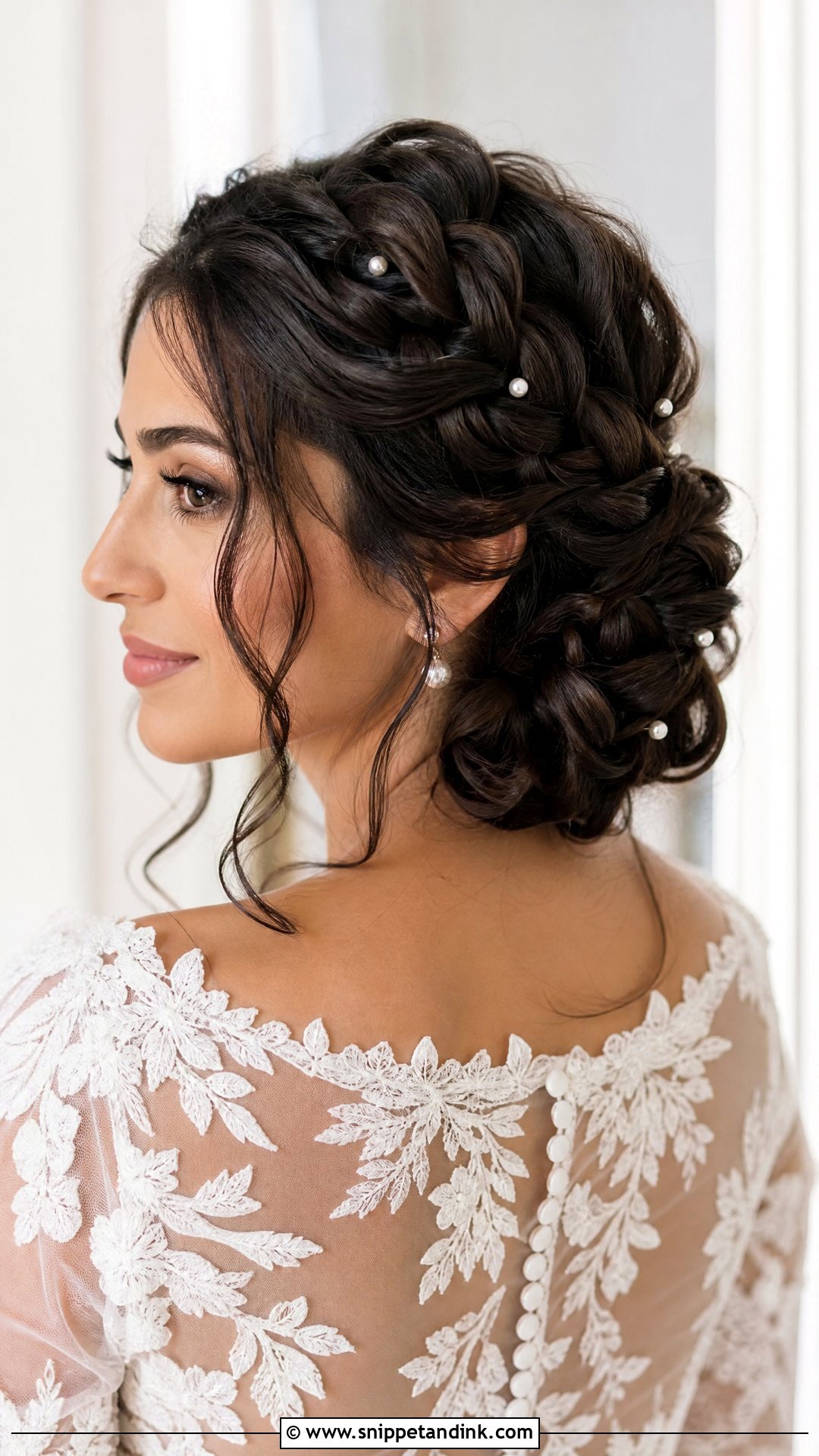 Braided Updo Wedding Hair For Thick Hair - Snippet and Ink - 20 Wedding Hairstyles for Thick Hair