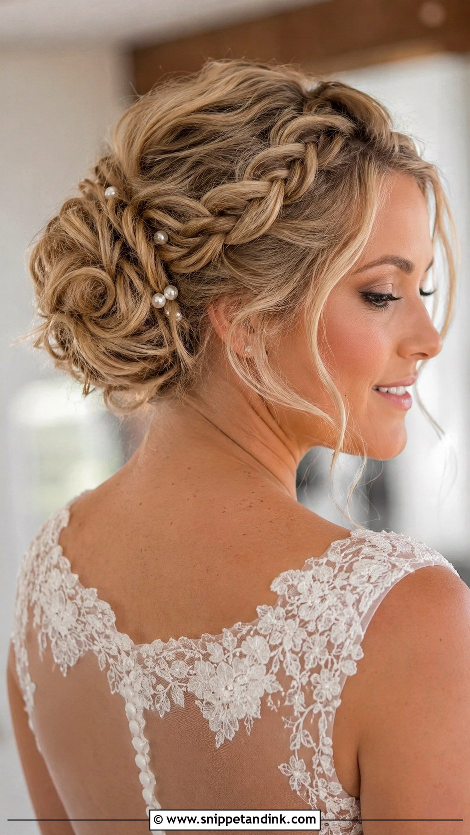 Braided Updo Wedding Hair With Curls - Snippet and Ink - 15 Wedding Hair with Braids and Curls