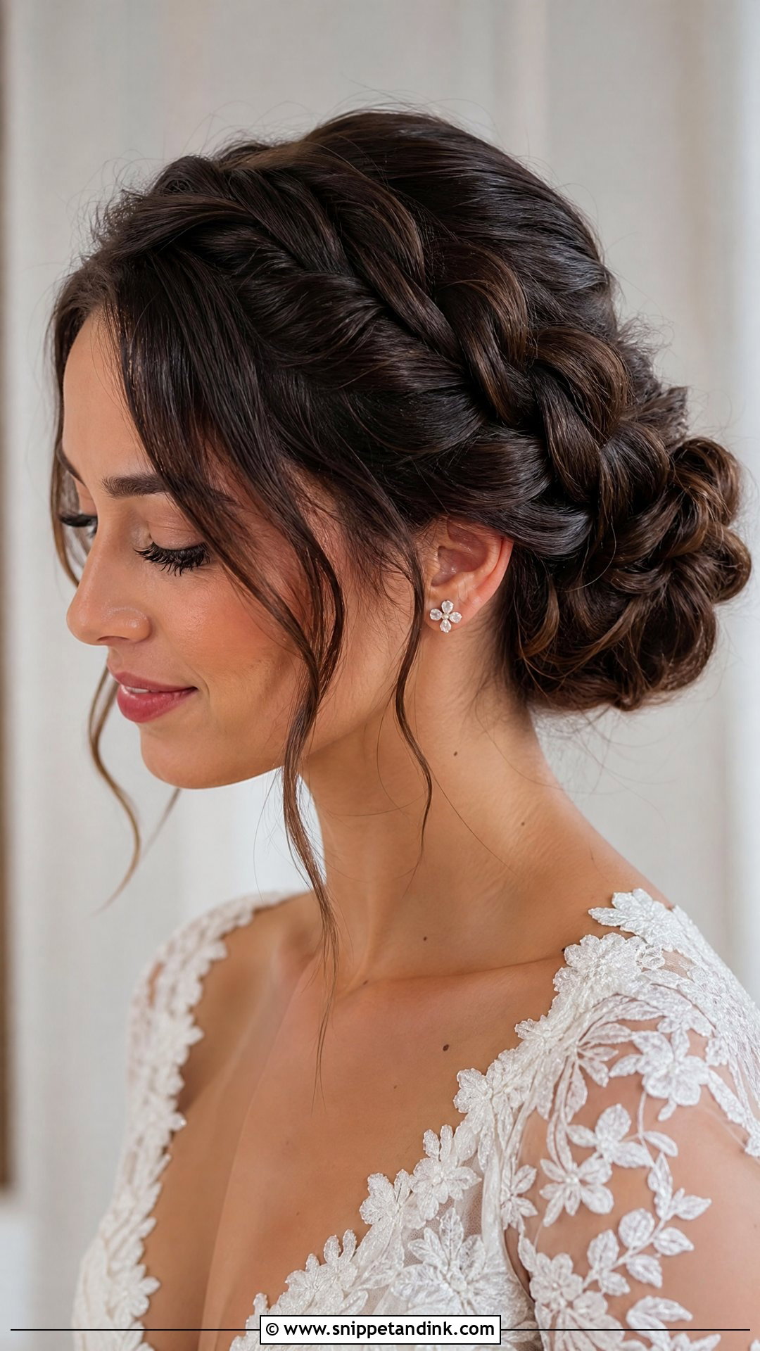 Braided Updo Wedding Hair - Snippet and Ink - 15 Elegant Hair for Wedding Ideas