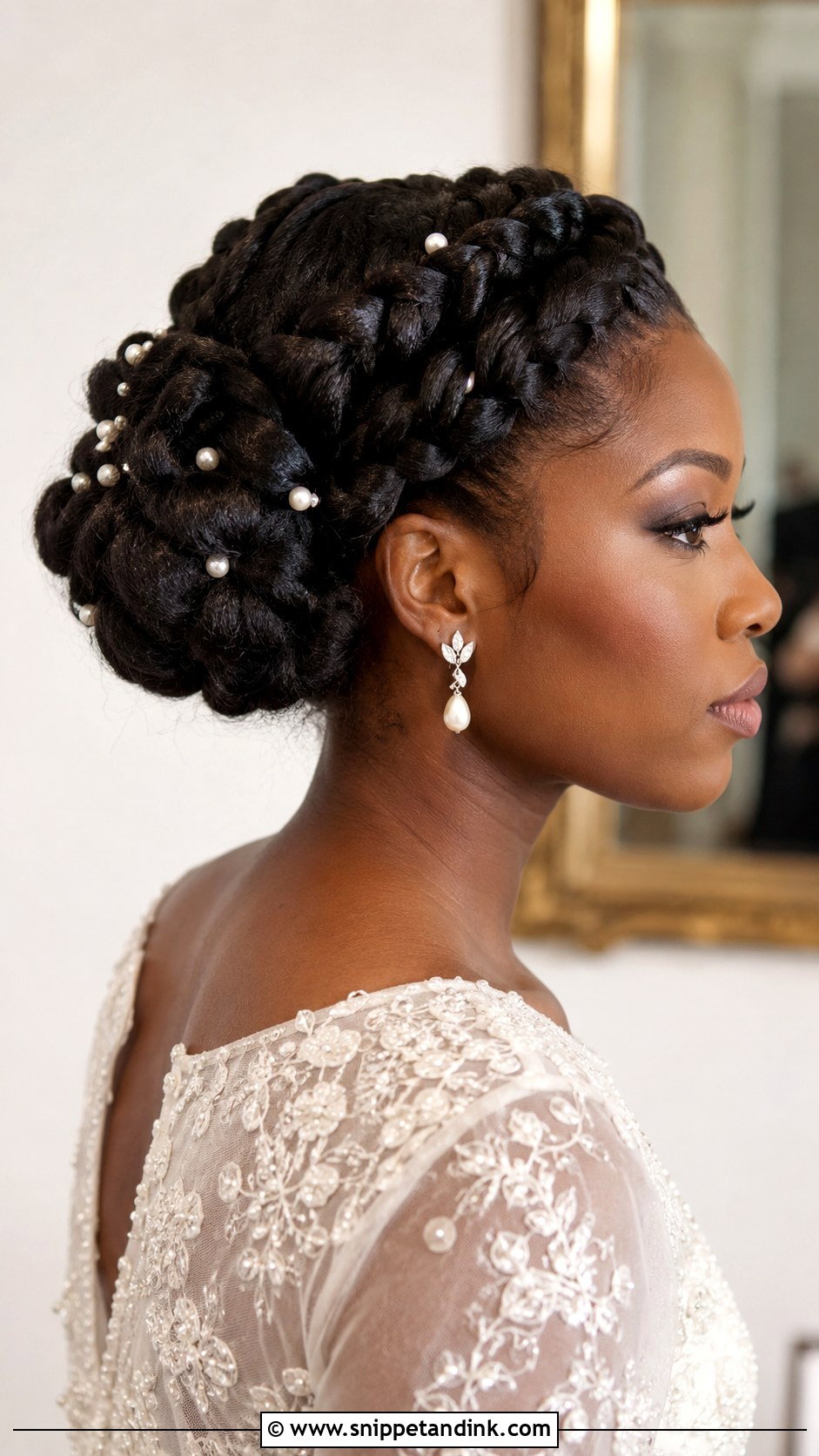Braided Updo Wedding Hairstyle - Snippet and Ink - 15 Hairstyles for Women in Wedding