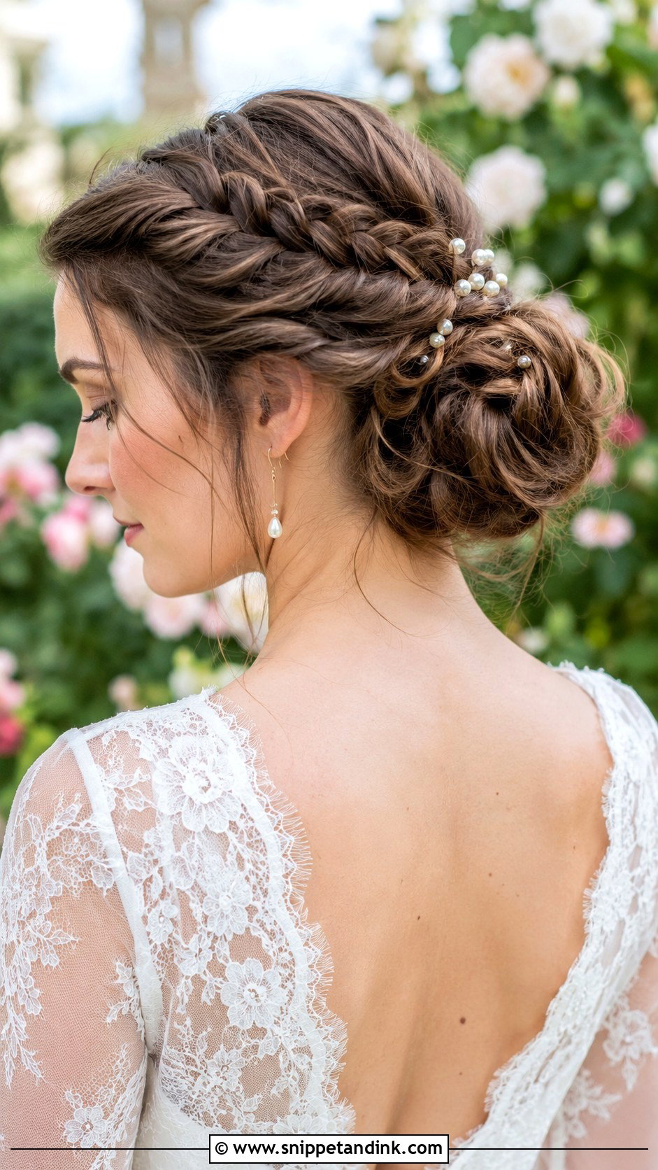 Braided Updo Wedding Hairstyle - Snippet and Ink - 20 Spring Wedding Hair Ideas