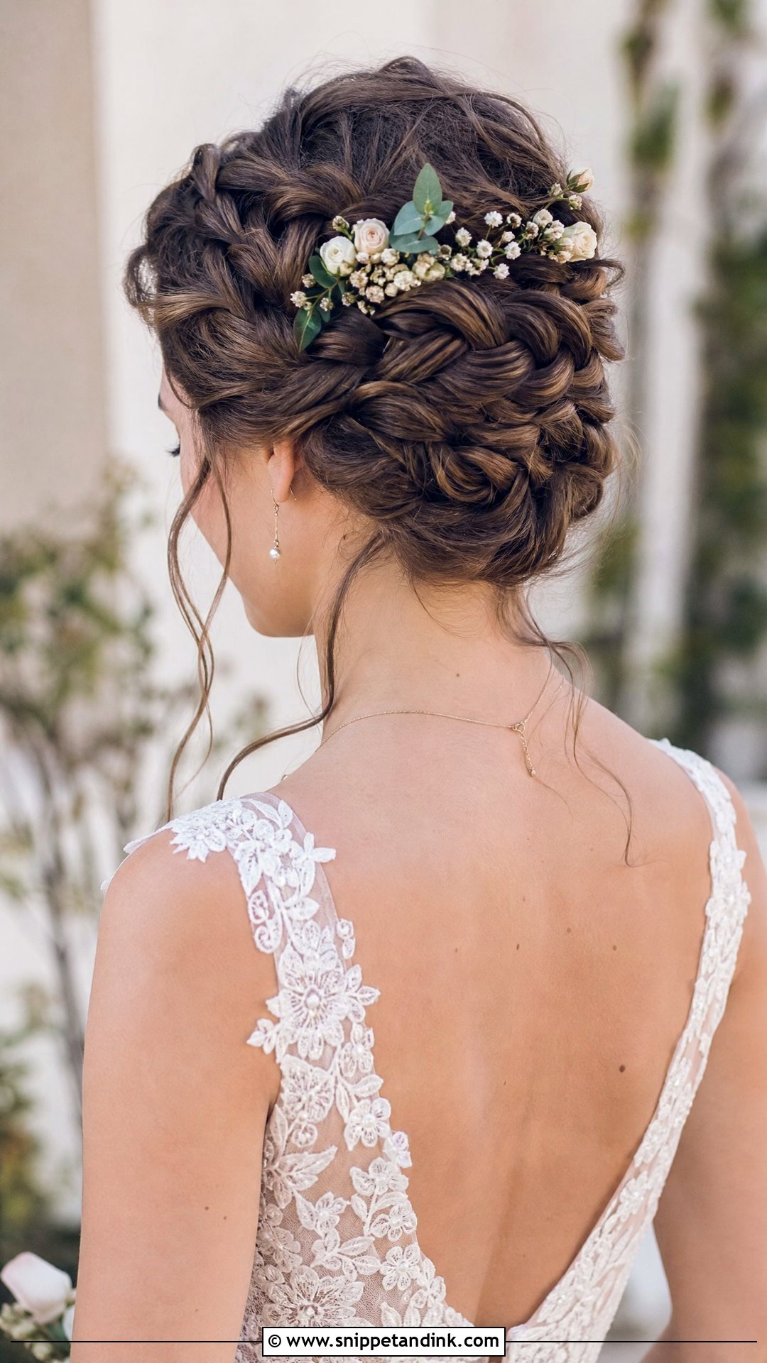 Braided Updo Wedding Hairstyle - Snippet and Ink - 20 Trendy Wedding Hairstyles