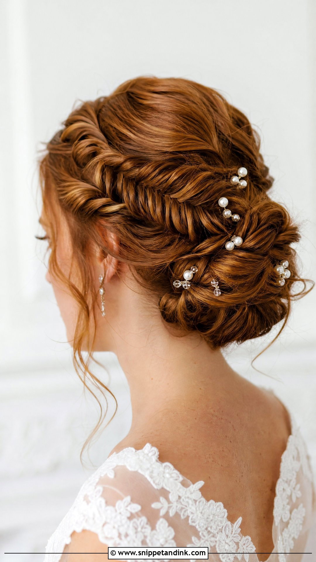 Braided Updo Wedding Hairstyle - Snippet and Ink - 20 Wedding Hairstyle Ideas