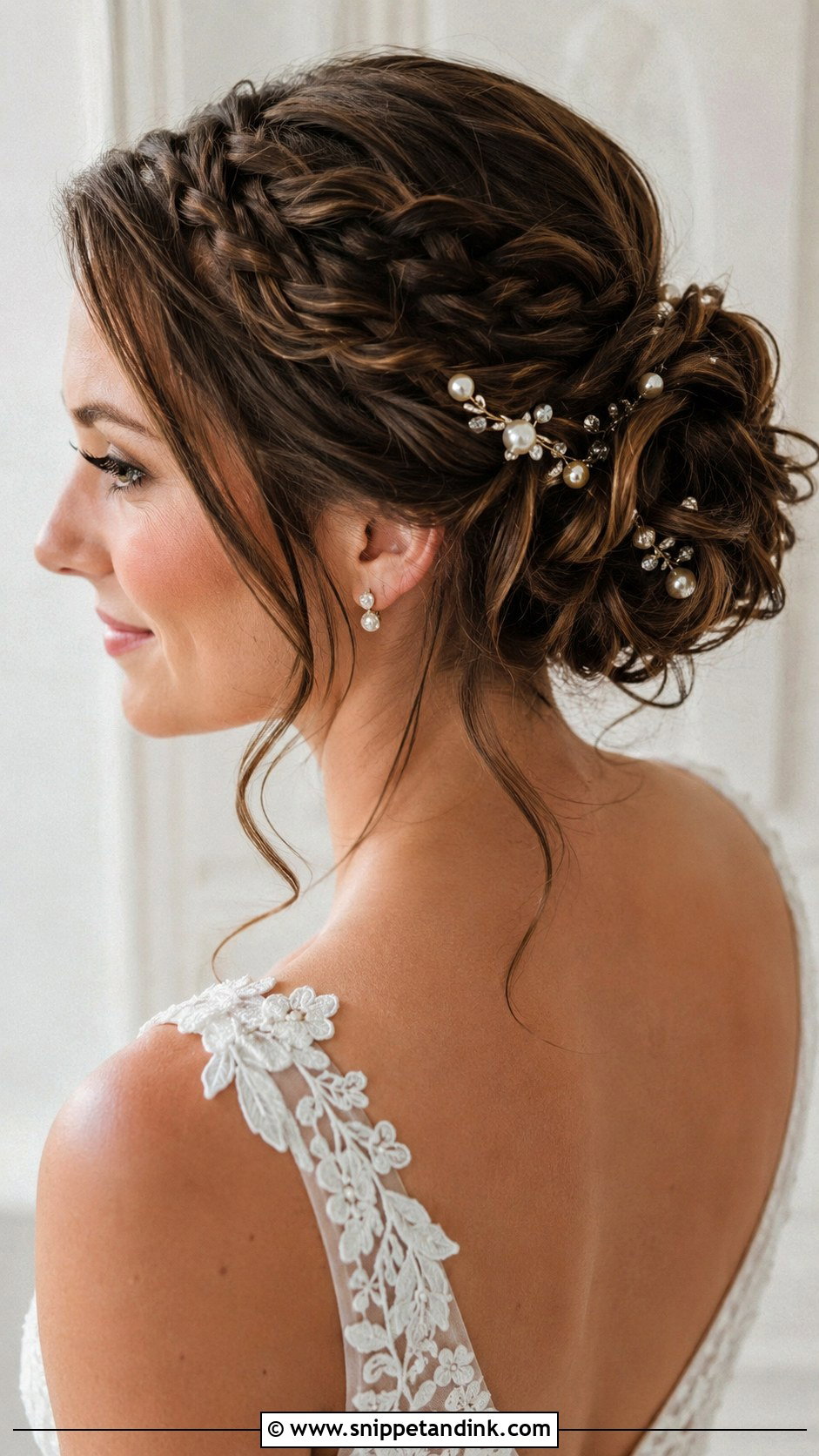 Braided Updo Wedding Hairstyle - Snippet and Ink - 25 Elegant Wedding Hairstyles