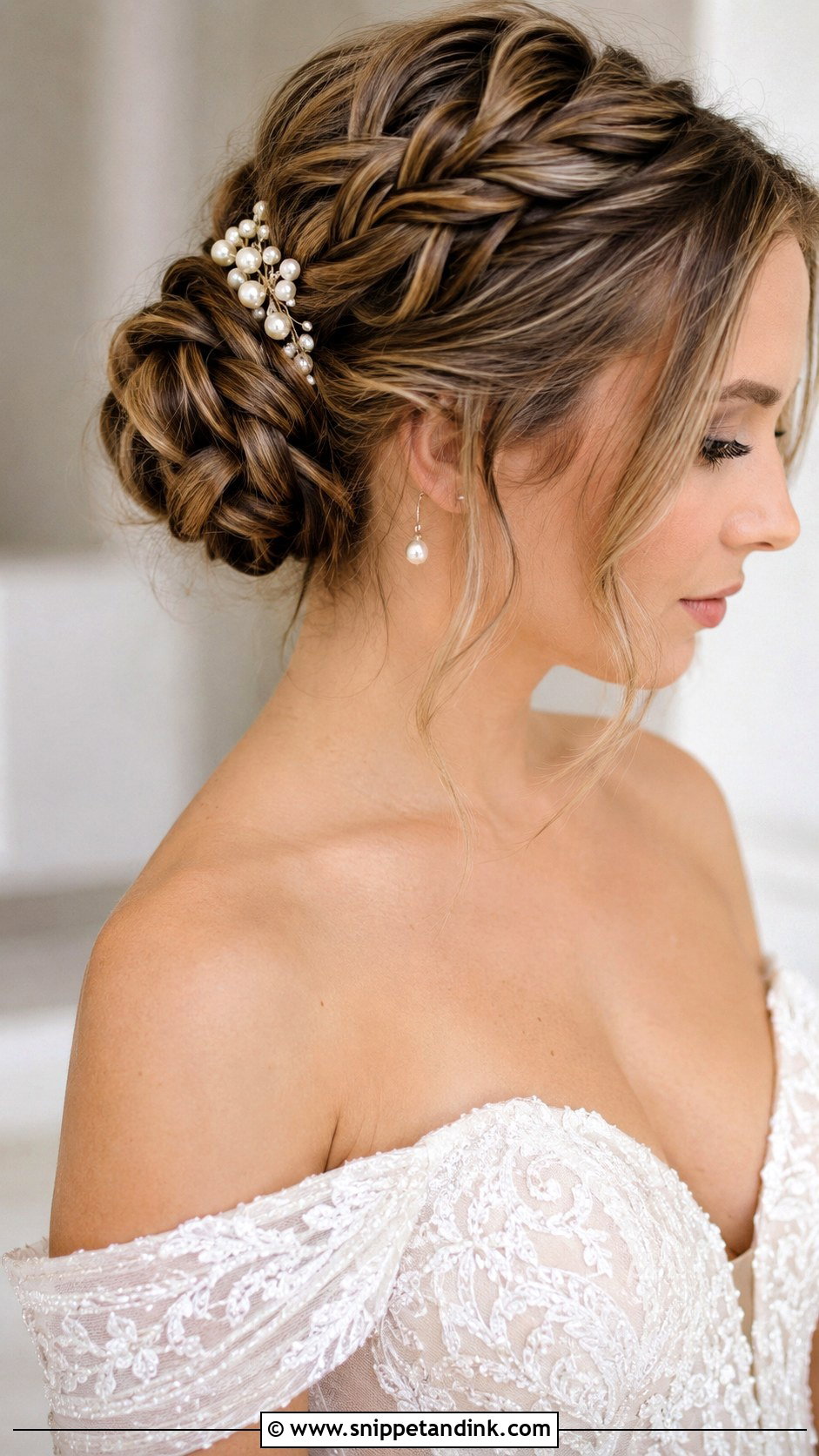 Braided Updo Wedding Hairstyle - Snippet and Ink - 25 Elegant Wedding Hairstyles for Long Hair
