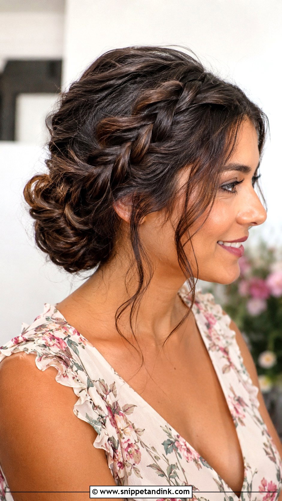 Braided Updo Wedding Hairstyle - Snippet and Ink - 15 Party Wedding Hairstyle Ideas