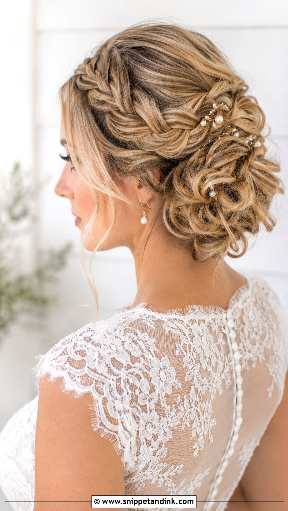 Braided Updo Wedding Hairstyle - Snippet and Ink - 25 Wedding Bridal Hair Ideas