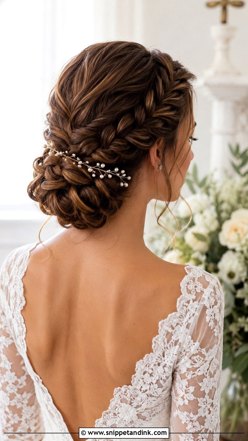 Braided Updo Wedding Hairstyle - Snippet and Ink - 25 Wedding Bridal Hairstyles