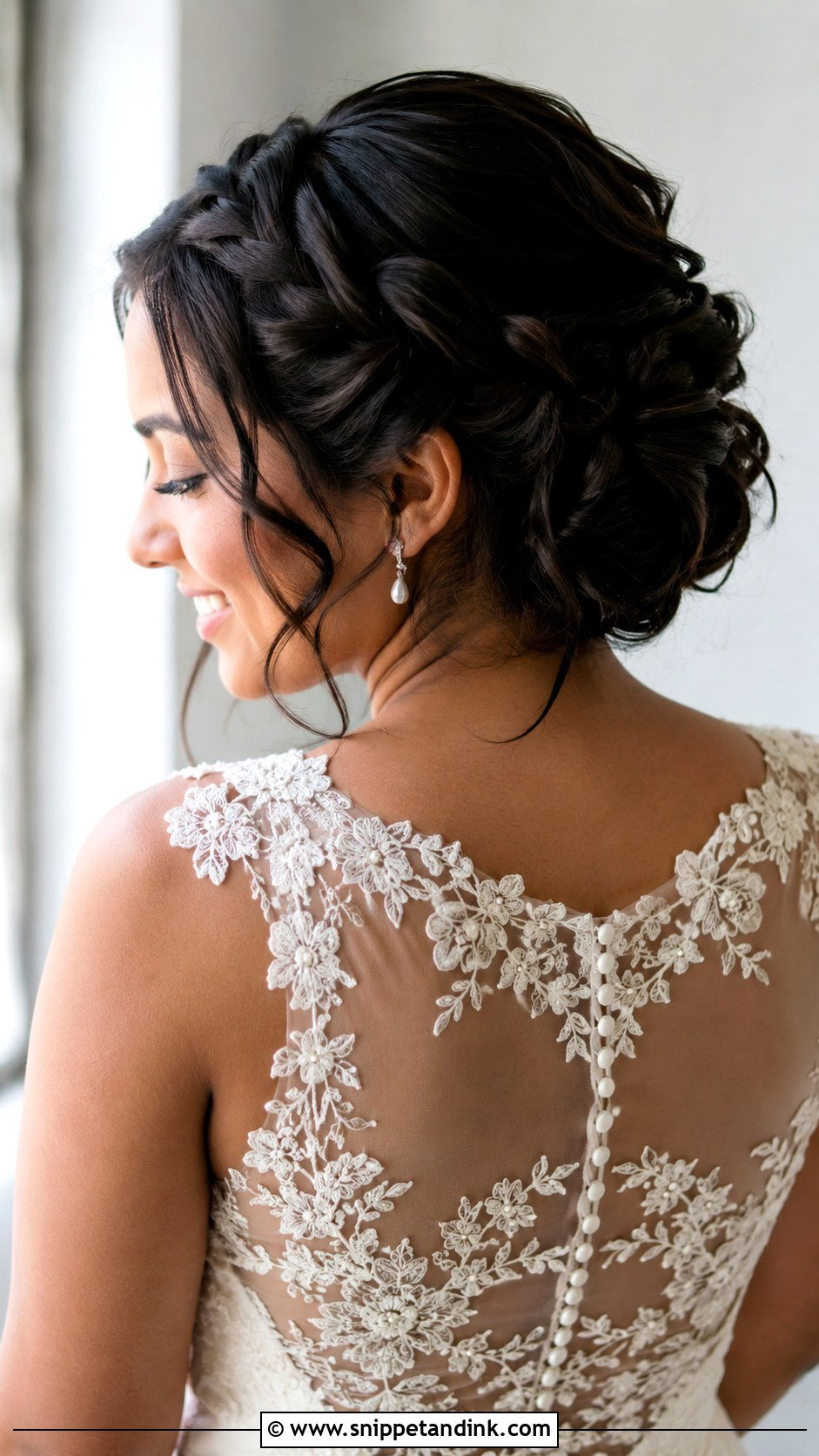 Braided Updo Wedding Hairstyle - Snippet and Ink - 15 Wedding Hairstyles with Braid