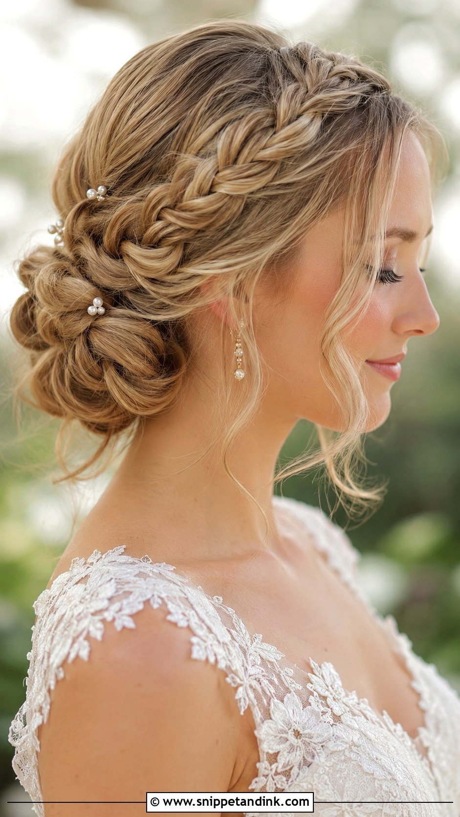 Braided Updo Wedding Hairstyle - Snippet and Ink - 20 Beautiful Wedding Hairstyles