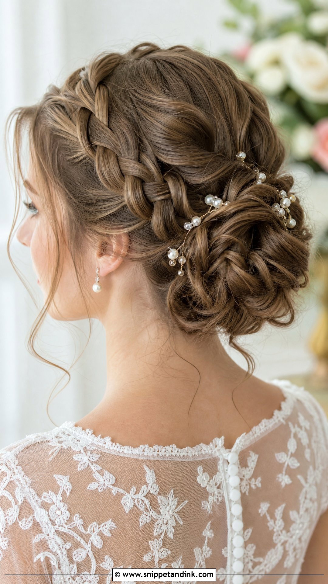 Braided Updo Wedding Hairstyle - Snippet and Ink - 20 Hair Design for Wedding Ideas