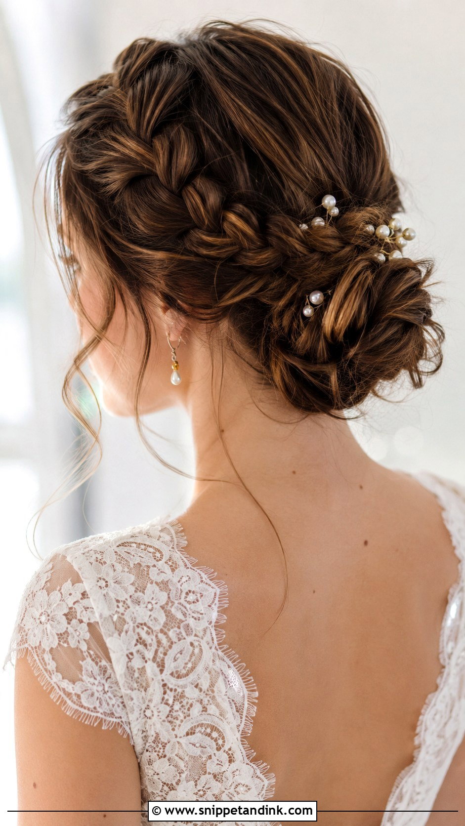 Braided Updo Wedding Hairstyle - Snippet and Ink - 20 Hairstyle Idea for Wedding Ideas