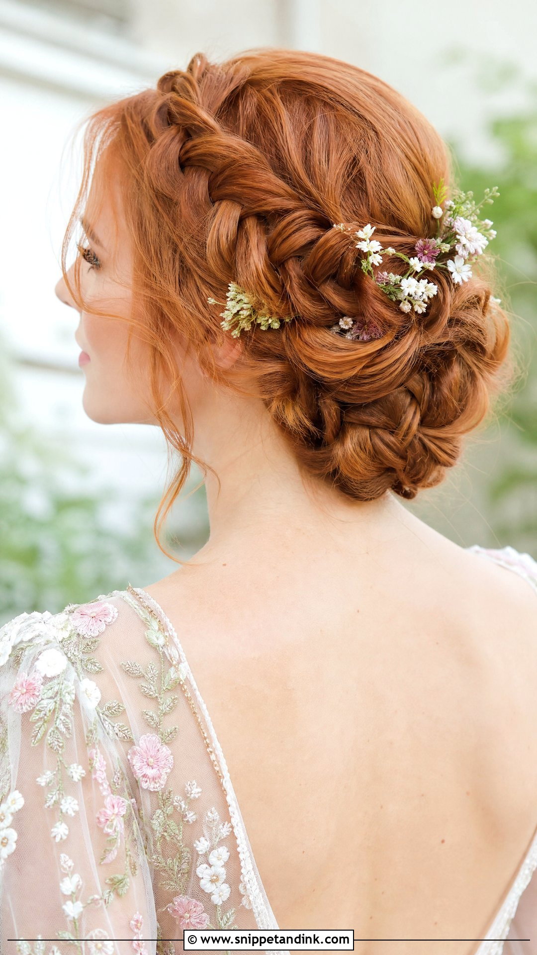 Braided Updo Wedding Hairstyle - Snippet and Ink - 20 Hairstyle for Wedding Party Ideas