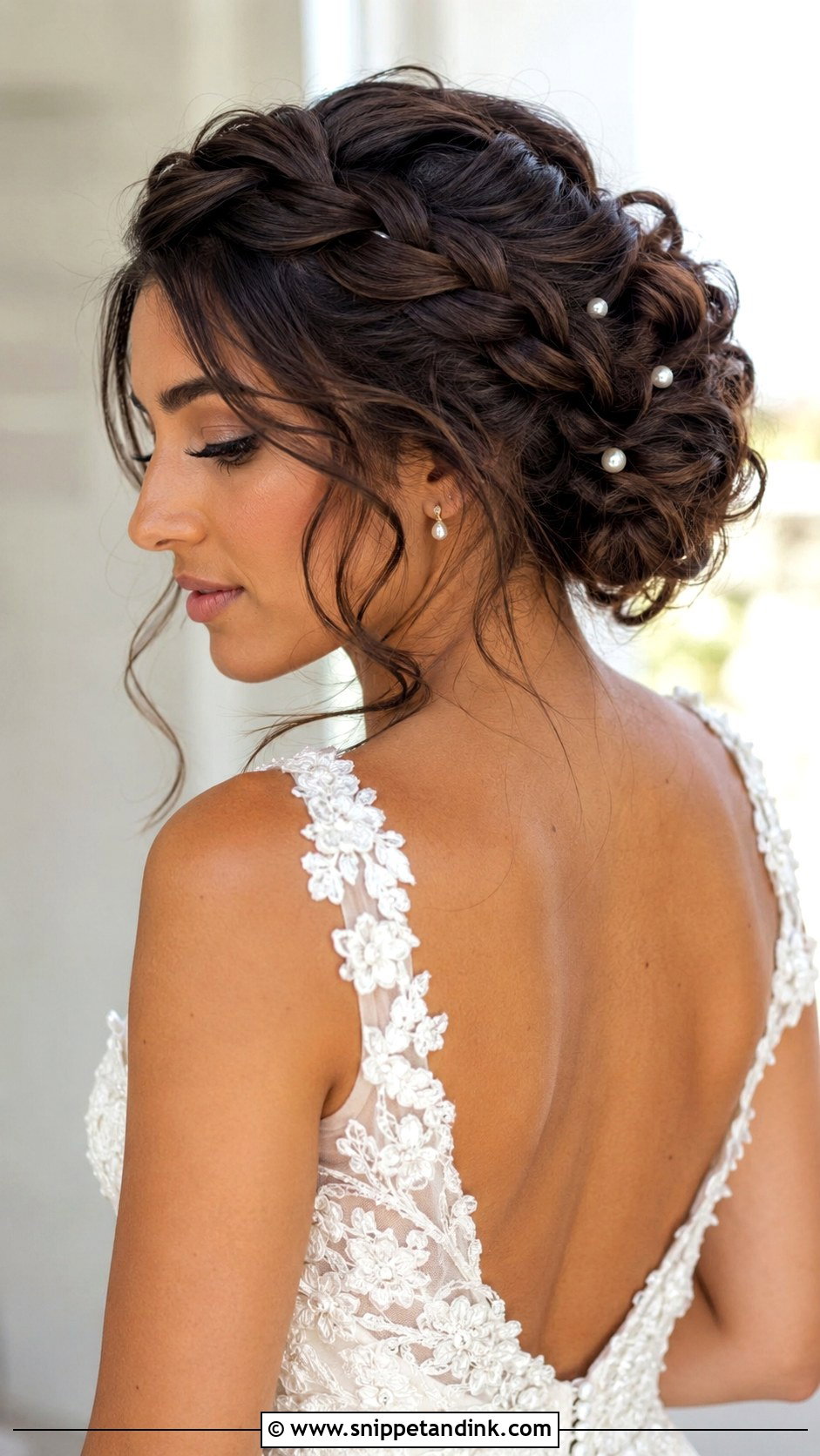Braided Updo Wedding Hairstyle For Long Hair - Snippet and Ink - 20 Braid Wedding Hairstyles for Long Hair