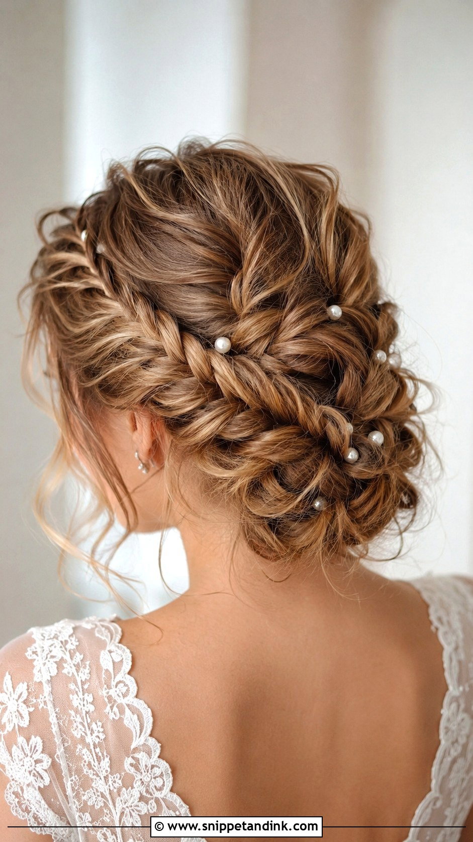 Braided Updo Wedding Hairstyle for Long Hair - Snippet and Ink - 25 Hairstyle for Long Hair Wedding Ideas