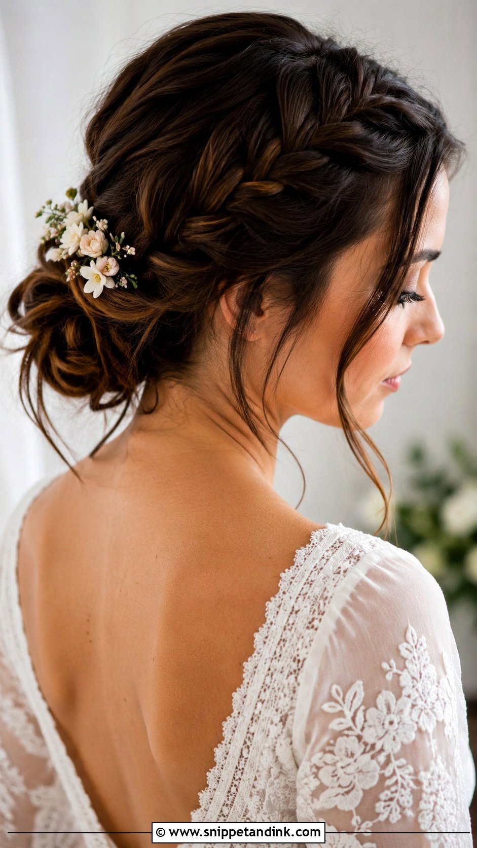 Braided Updo With Soft Volume - Snippet and Ink - 20 Textured Wedding Updo Ideas