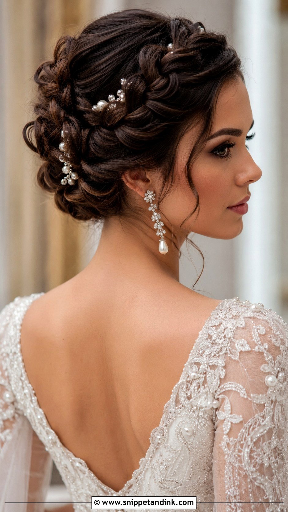Braided Updo With Volume - Snippet and Ink - 25 Wedding Hair Updo Front View Ideas