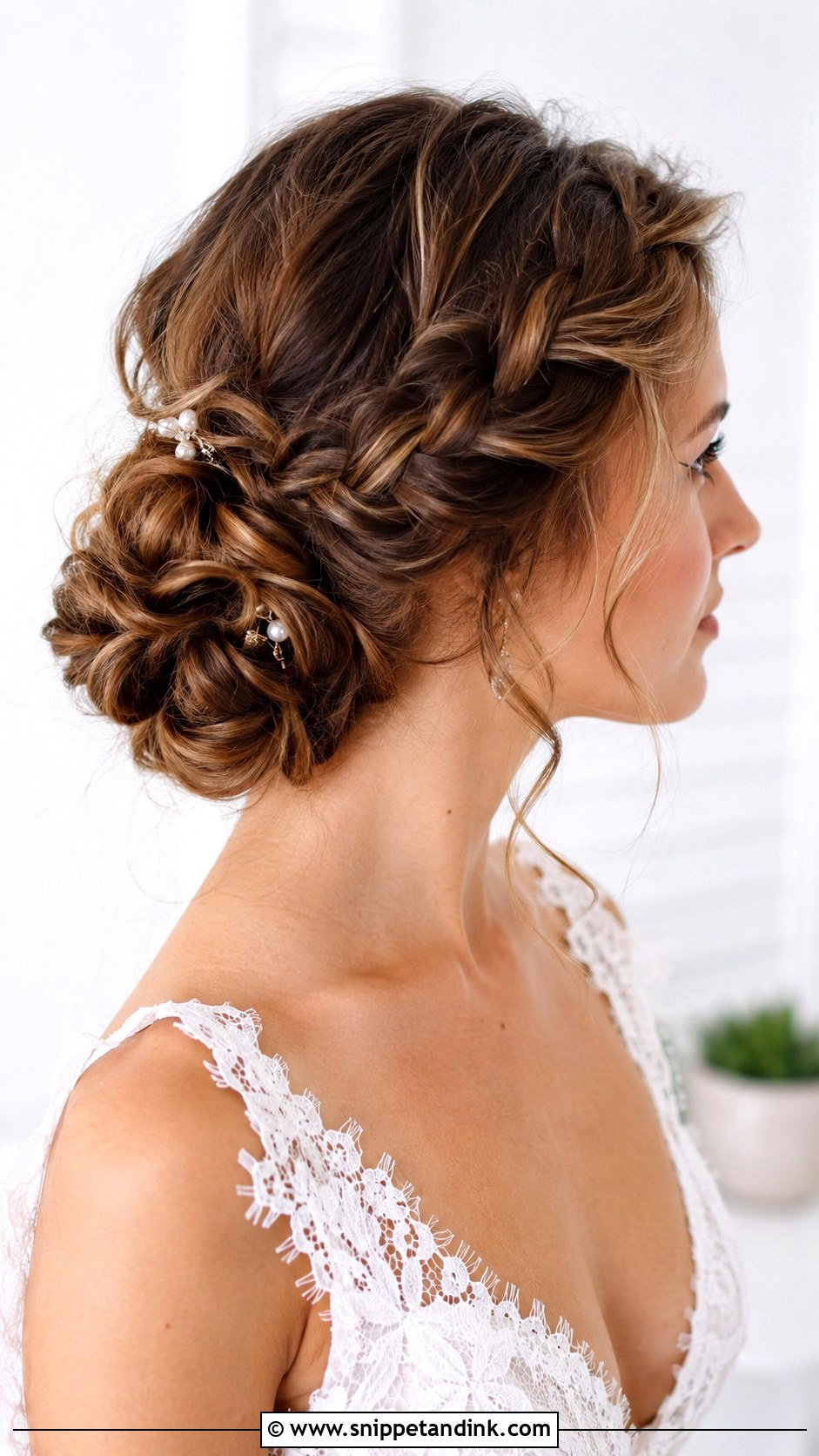Braided Updo for Brides - Snippet and Ink - 25 Hair Ideas for Wedding