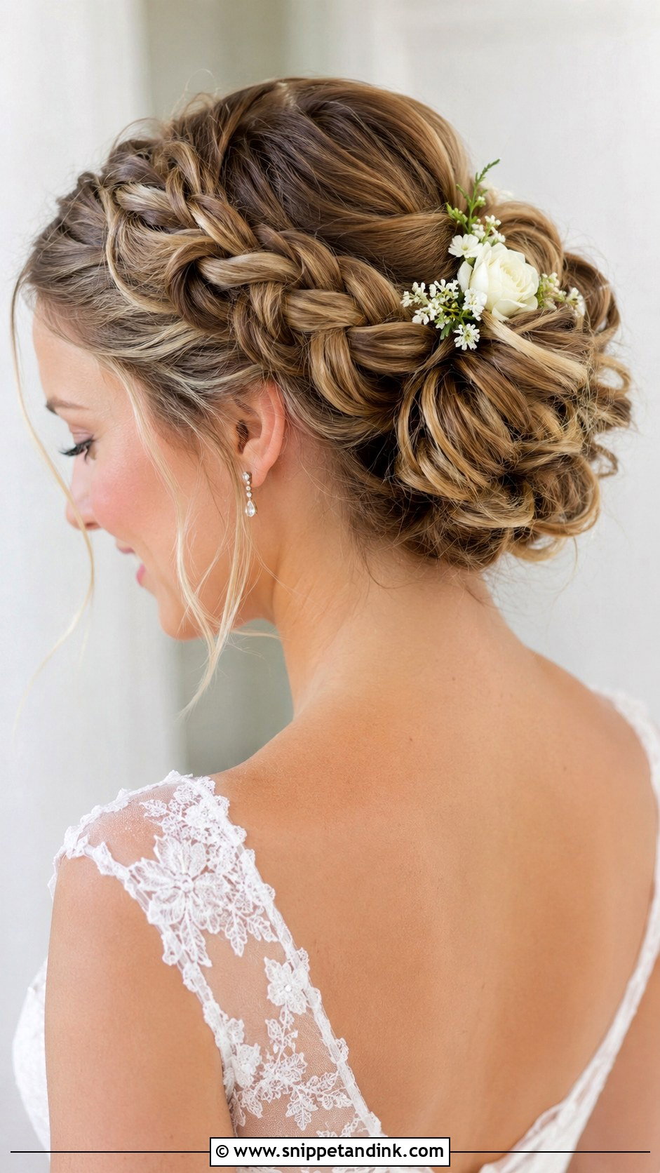 Braided Updo for Brides - Snippet and Ink - 35 Bride Hairstyles
