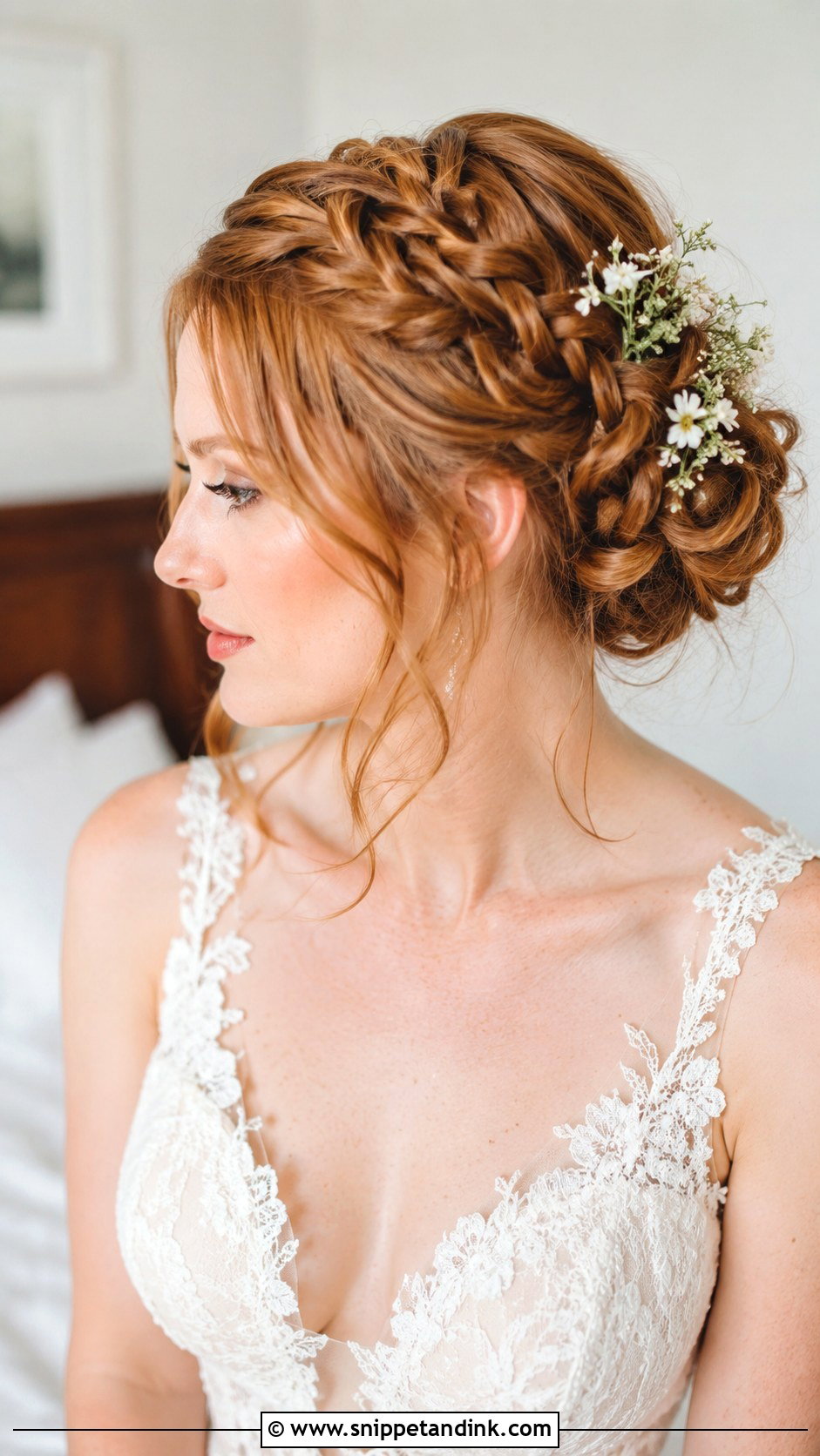 Braided Updo for Brides - Snippet and Ink - 20 2024 Wedding Hair Ideas