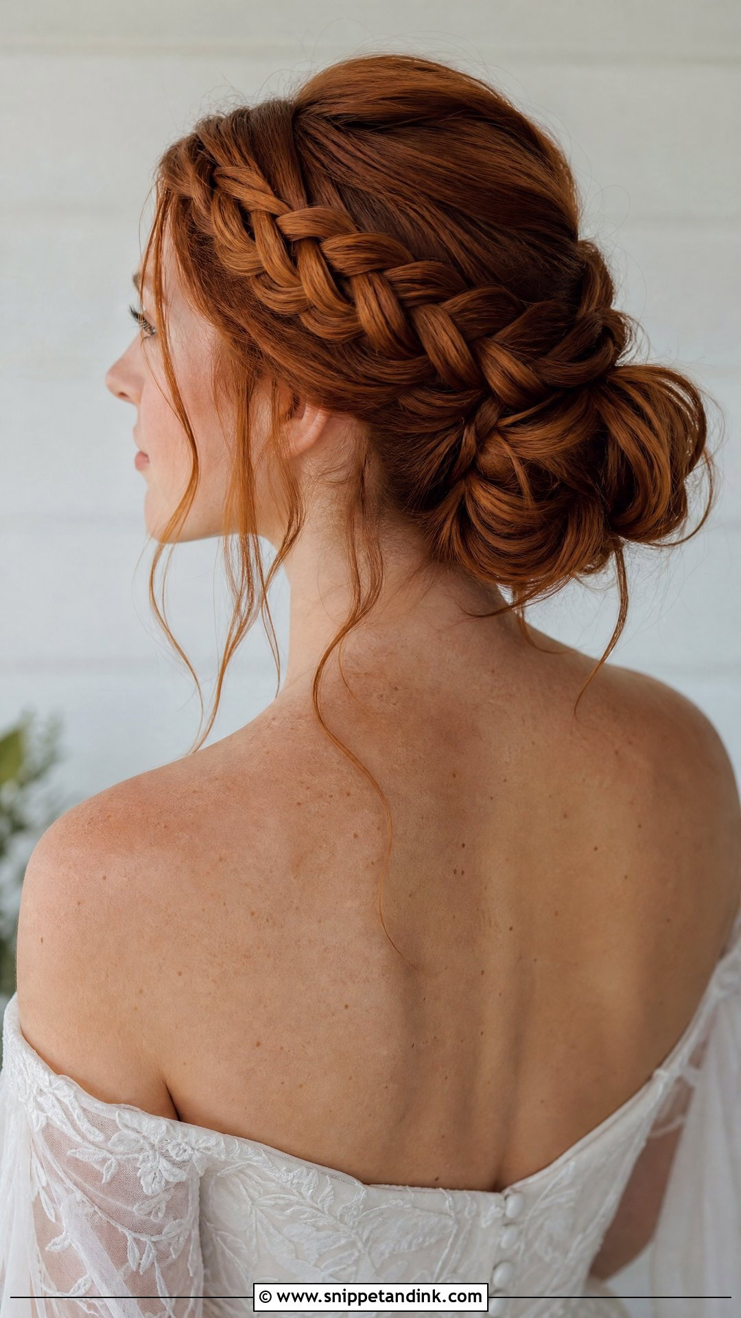 Braided Updo for Long Hair - Snippet and Ink - 20 Wedding Hair Ideas for Long Hair