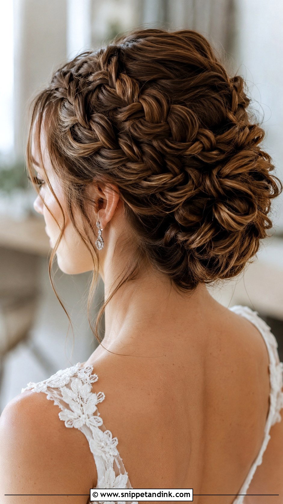 Braided Updo for Long Hair - Snippet and Ink - 30 Bridal Hairstyles for Long Hair