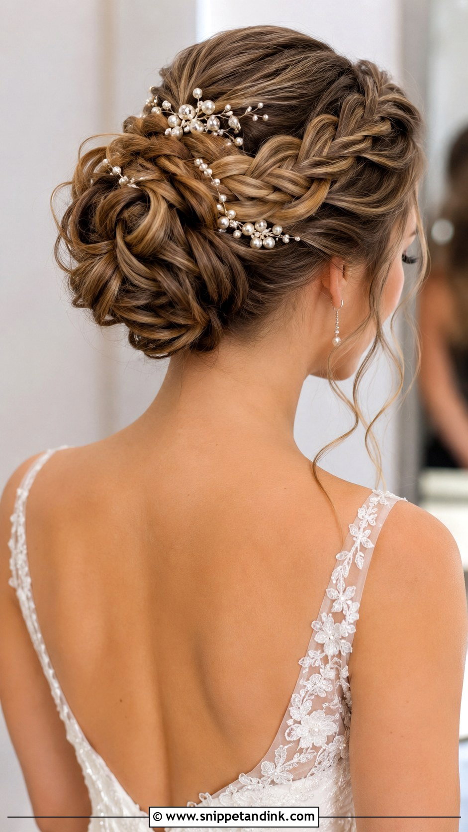 Braided Updo for Long Hair - Snippet and Ink - 35 Wedding Hair Updo Ideas