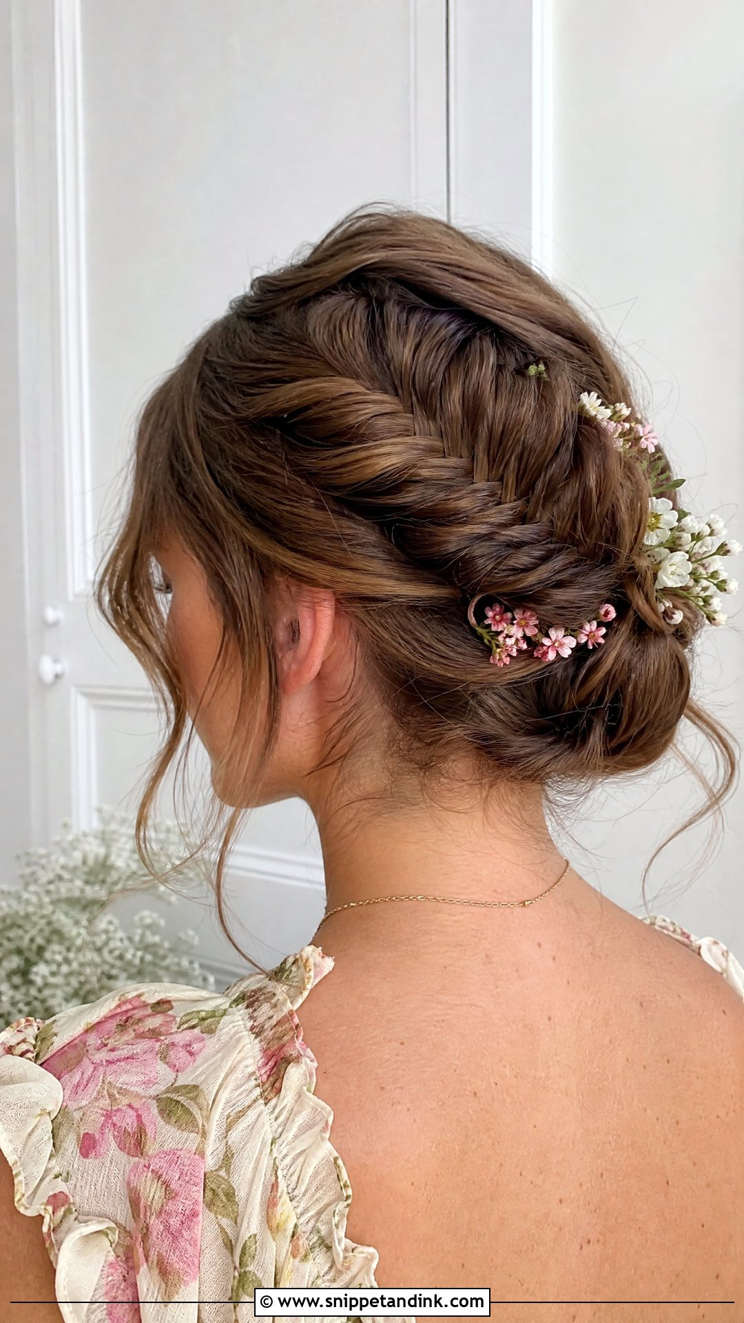Braided Updo for Long Hair - Snippet and Ink - 20 Wedding Guest Updos for Long Hair