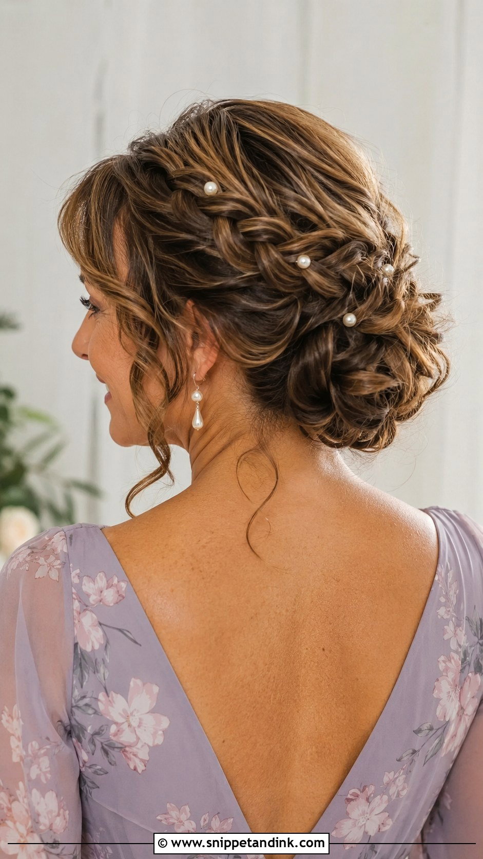 Braided Updo for Mother of the Bride - Snippet and Ink - 25 Mother of Bride Wedding Hair Ideas