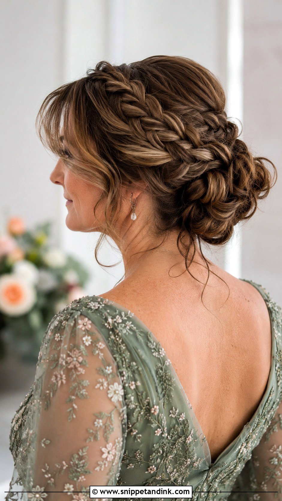 Braided Updo for Mother of the Bride - Snippet and Ink - 30 Mother of Bride Hairstyles