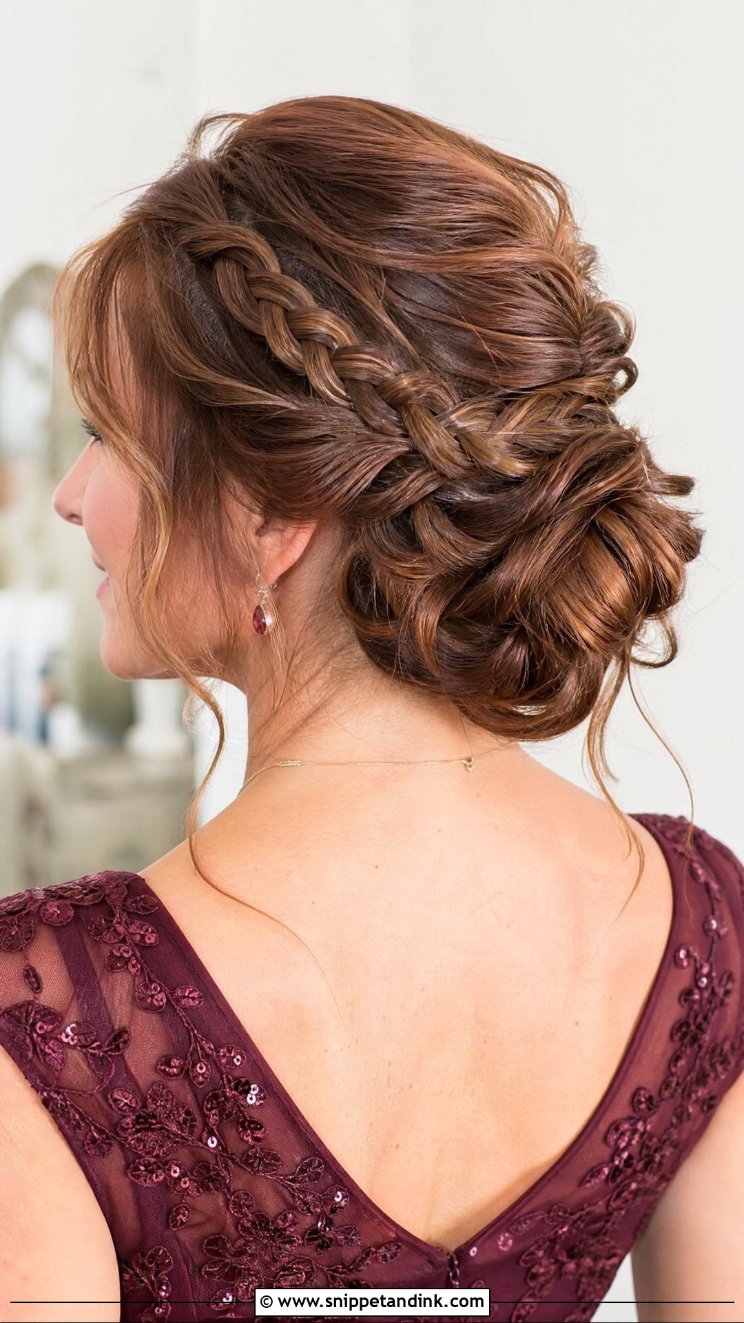 Braided Updo for Mother of the Bride - Snippet and Ink - 20 Hair for Mother of the Bride Ideas