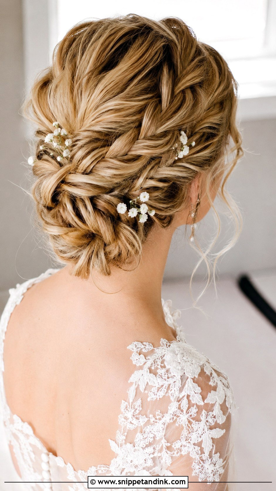 Braided Updo for Short Hair - Snippet and Ink - 20 Short Hair Up Dos for Wedding