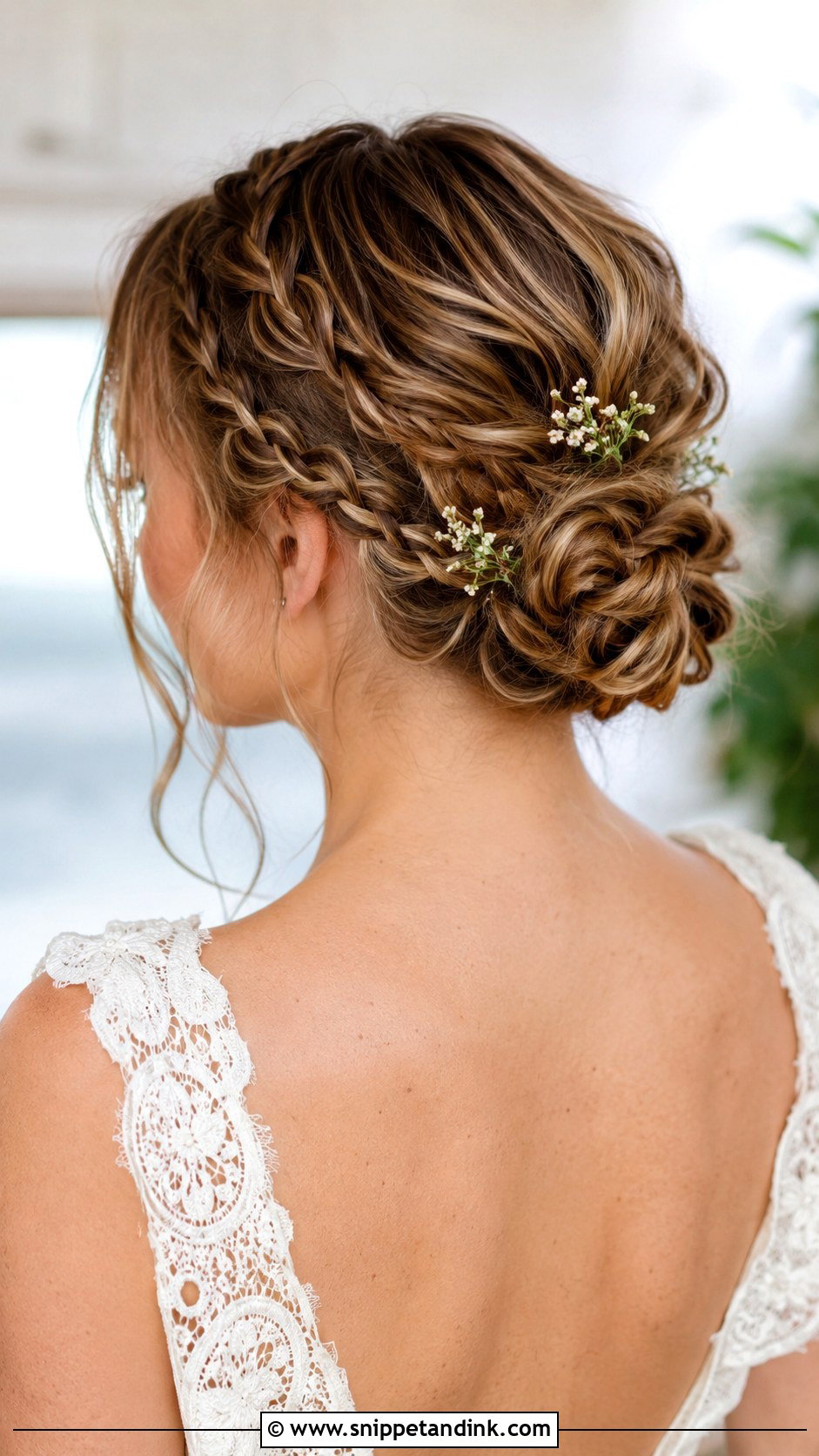 Braided Updo for Short Hair - Snippet and Ink - 30 Wedding Hairstyles Short Hair
