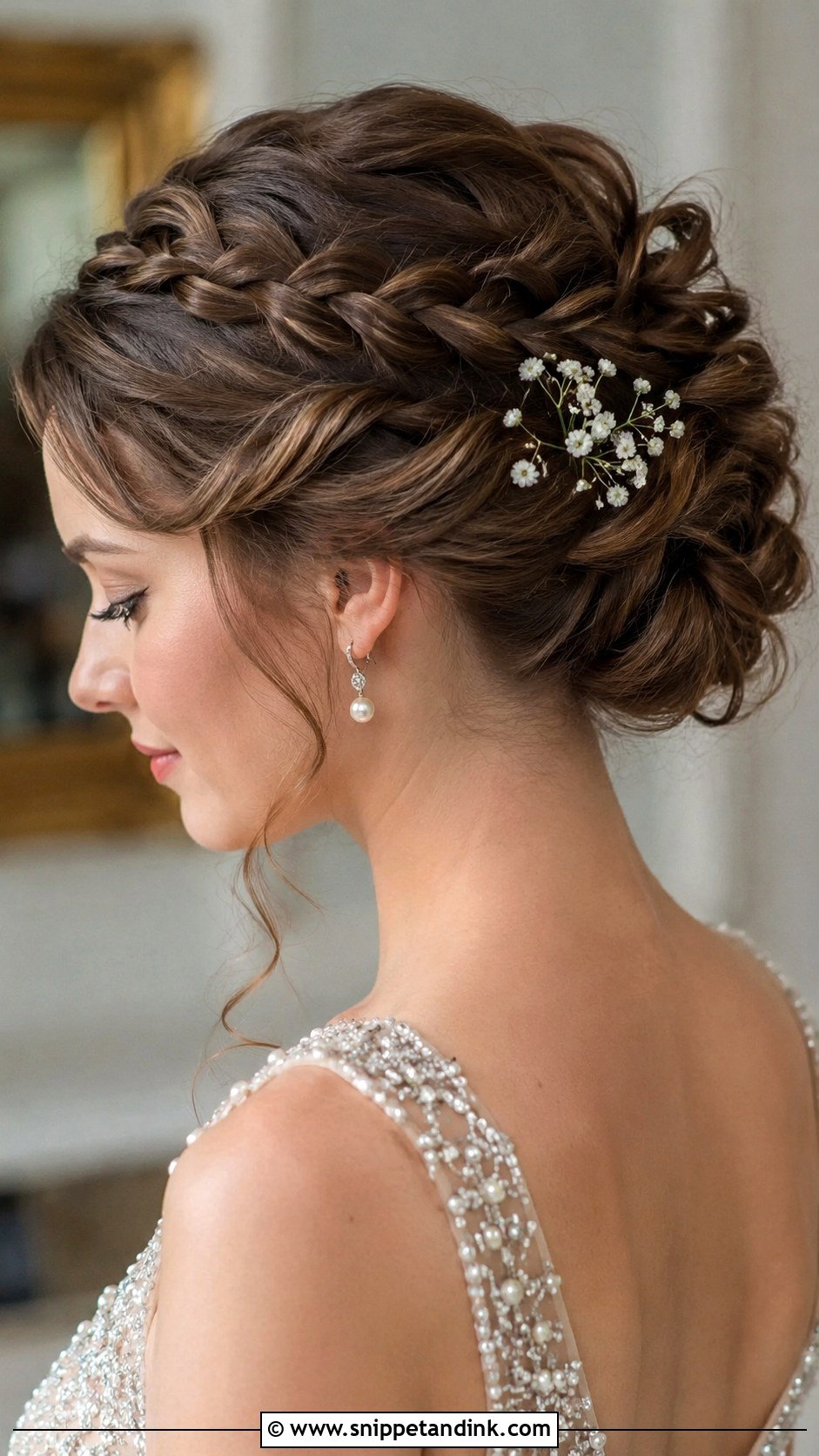 Braided Updo for Wedding - Snippet and Ink - 25 Hairstyles for Wedding Function