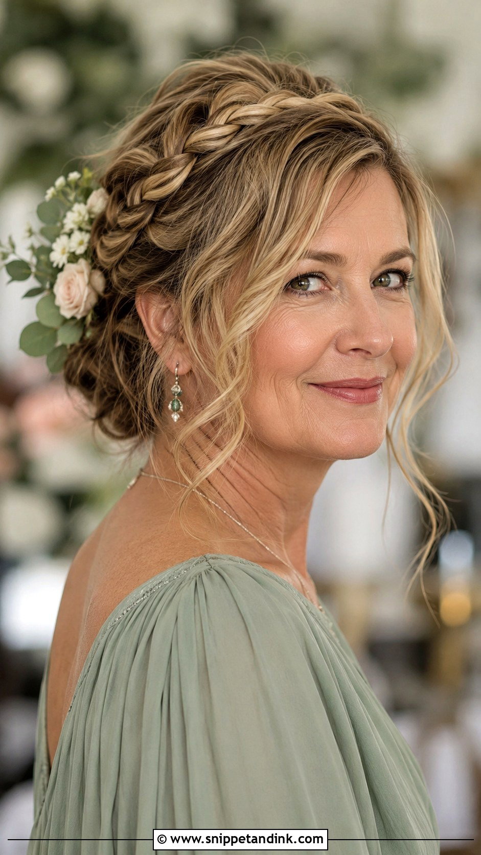 Braided Updo for the Mother of the Bride - Snippet and Ink - 30 Mother of the Bride Hairstyles Over 50
