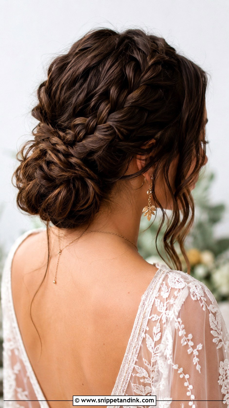 Braided Updo with Bun - Snippet and Ink - 25 Hair Looks for Wedding