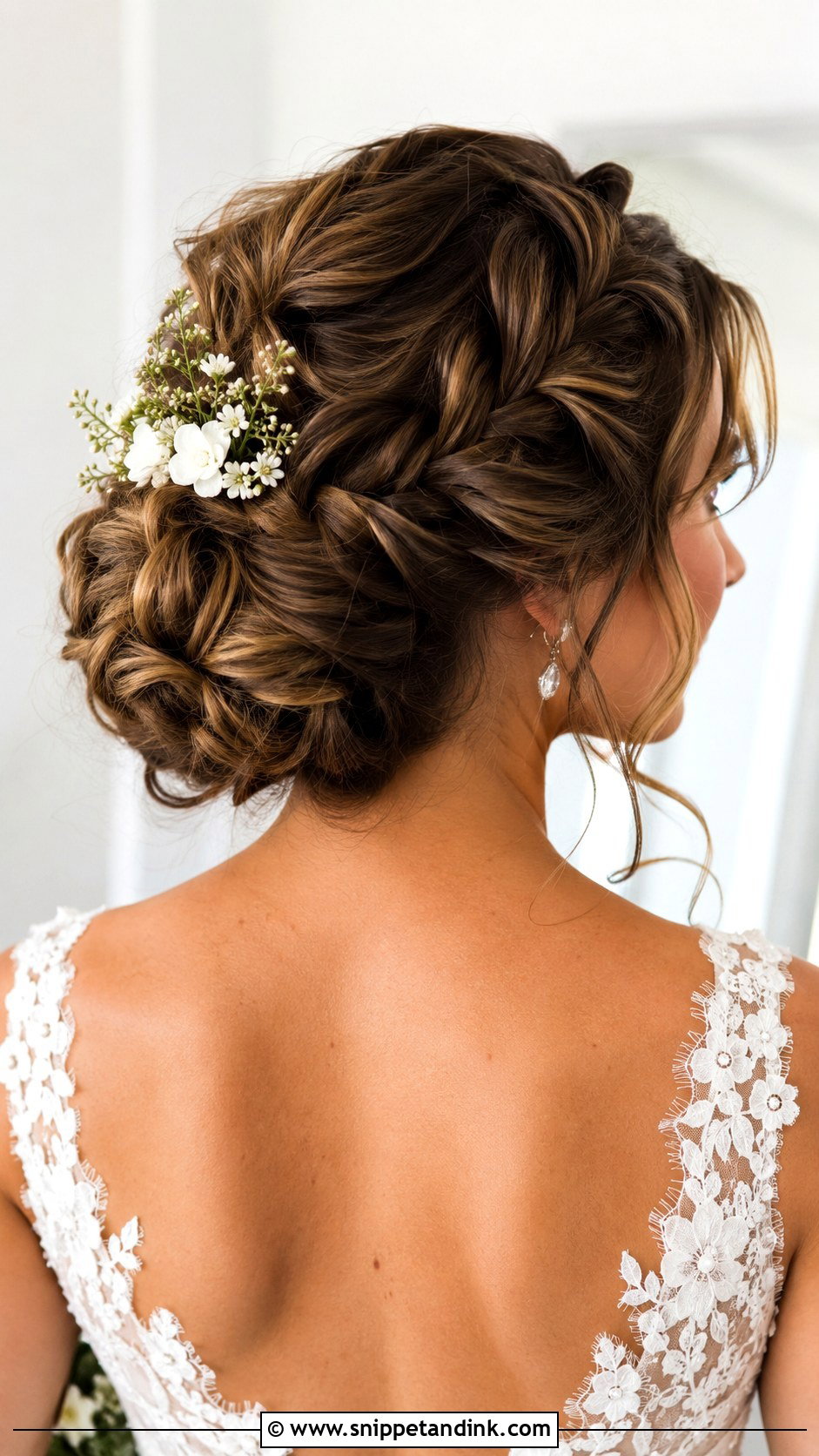 Braided Voluminous Wedding Updo - Snippet and Ink - 15 Voluminous Updo Wedding Ideas