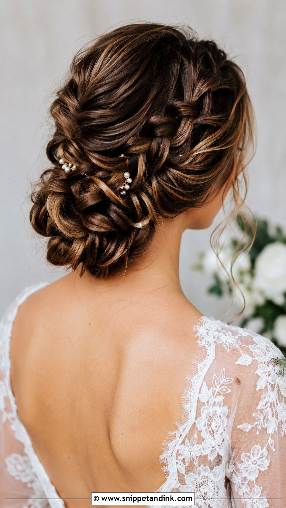 Braided Wedding Bun - Snippet and Ink - 20 Hair Bun Wedding Style Ideas