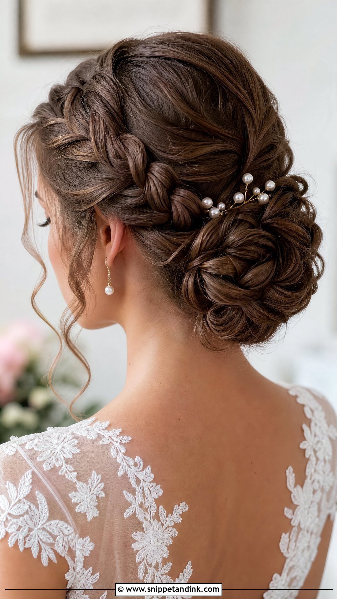 Braided Wedding Bun For Long Hair - Snippet and Ink - 20 Wedding Buns for Long Hair