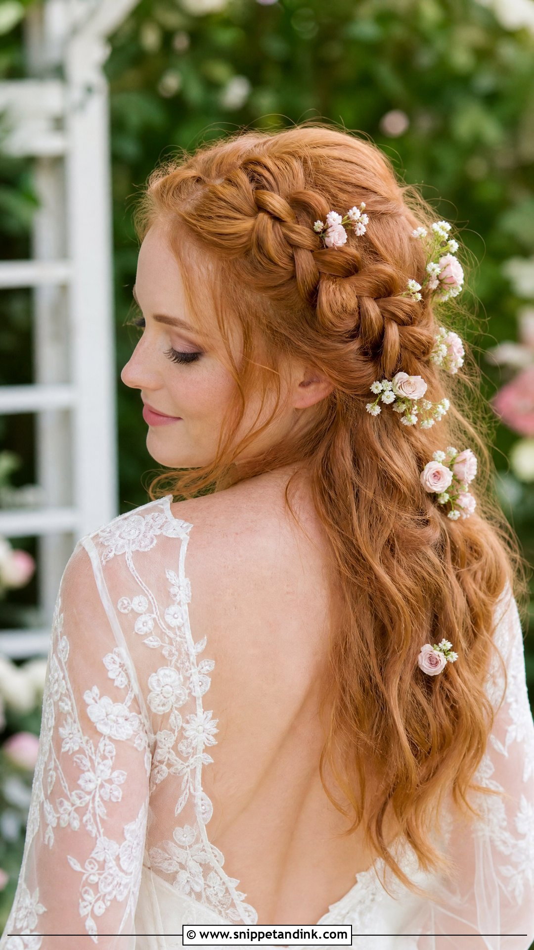 Braided Wedding Hair With Flowers - Snippet and Ink - 15 Braided Bride Hair Ideas