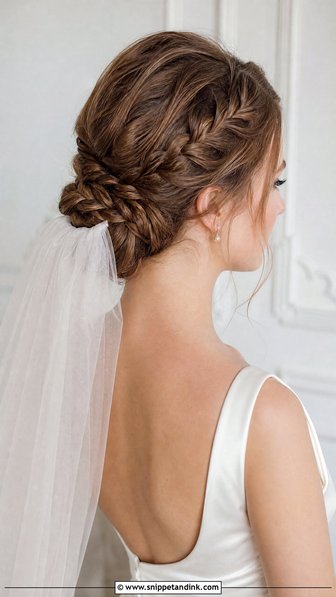 Braided Wedding Hair With Veil - Snippet and Ink - 15 Braided Wedding Hairstyle Ideas