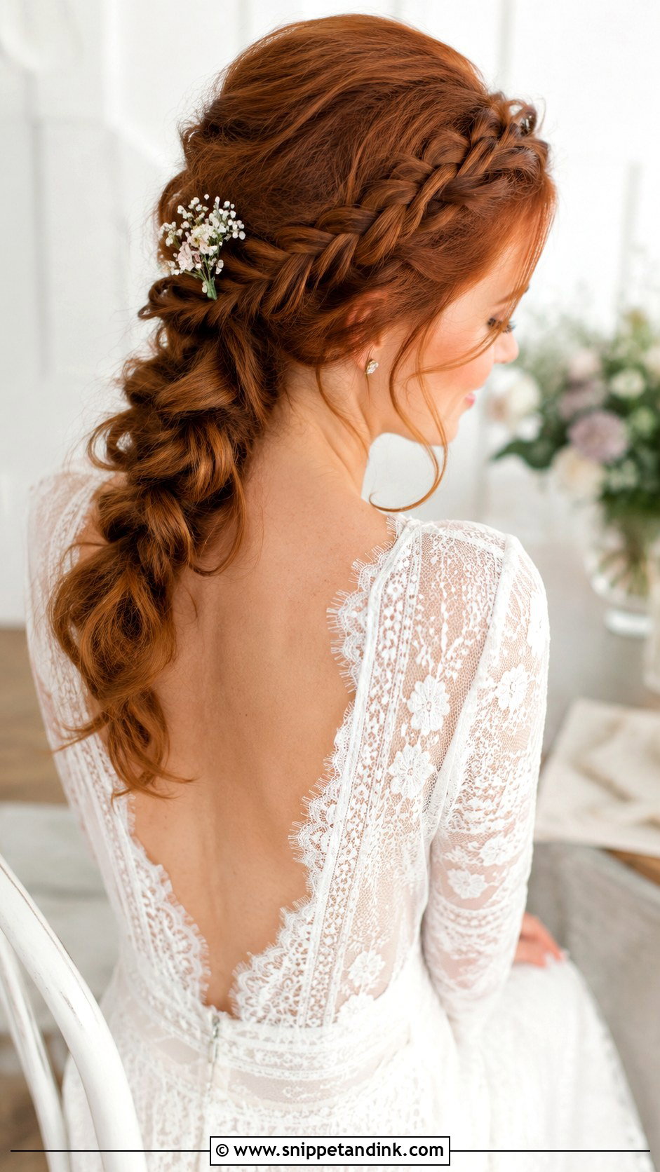 Braided Wedding Ponytail - Snippet and Ink - 25 Wedding Hair Ponytail Ideas