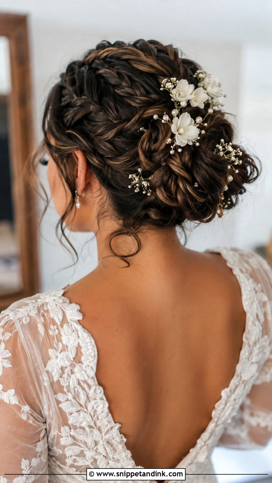 Braided Wedding Updo - Snippet and Ink - 25 Chic Wedding Hair Ideas