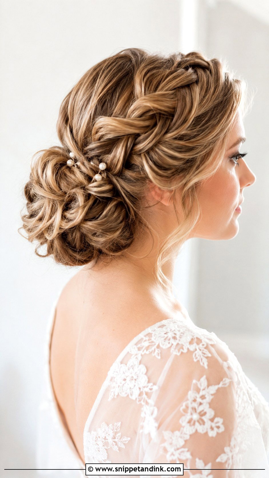 Braided Wedding Updo For Long Hair - Snippet and Ink - 15 Upstyles for Long Hair Wedding
