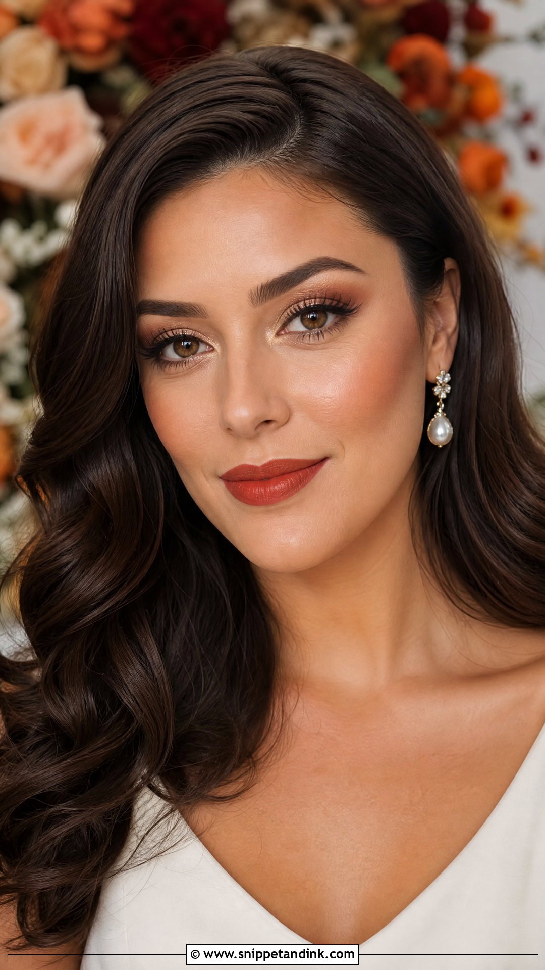 Brick Red Bridal Lipstick - Snippet and Ink - 20 Bridal Lipstick Colors
