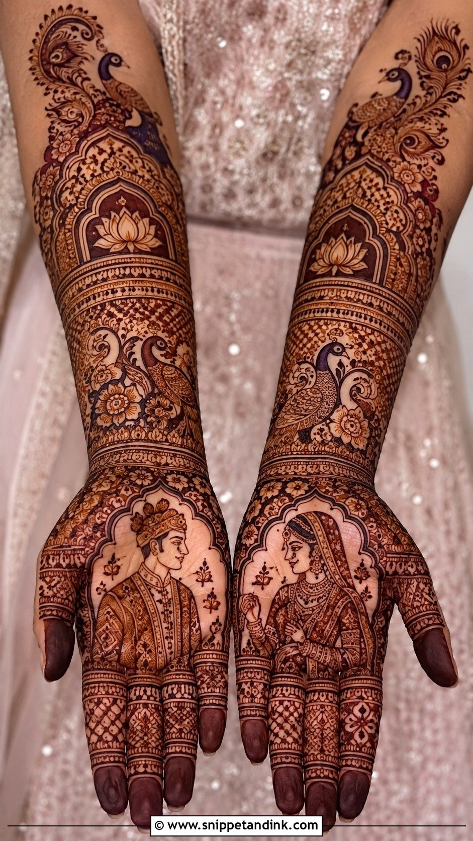 Bridal Aesthetic Mehndi Design - Snippet and Ink - 35 Aesthetic Mehndi Designs