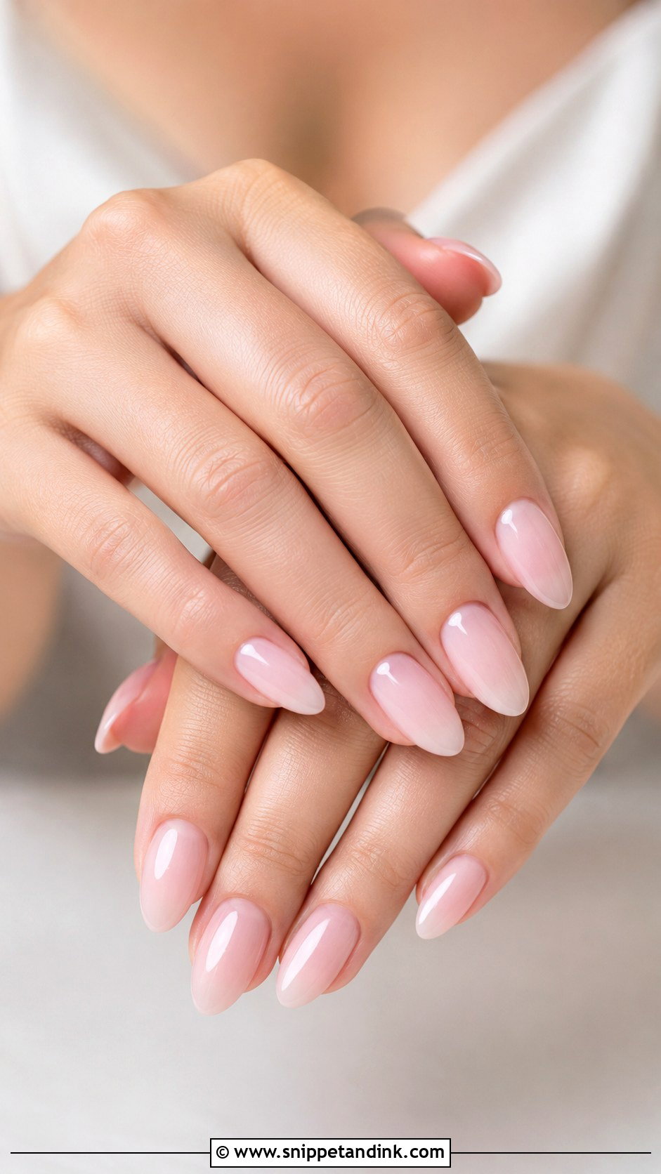 Bridal Almond Nails - Snippet and Ink - 20 Bridal Nail Set Ideas