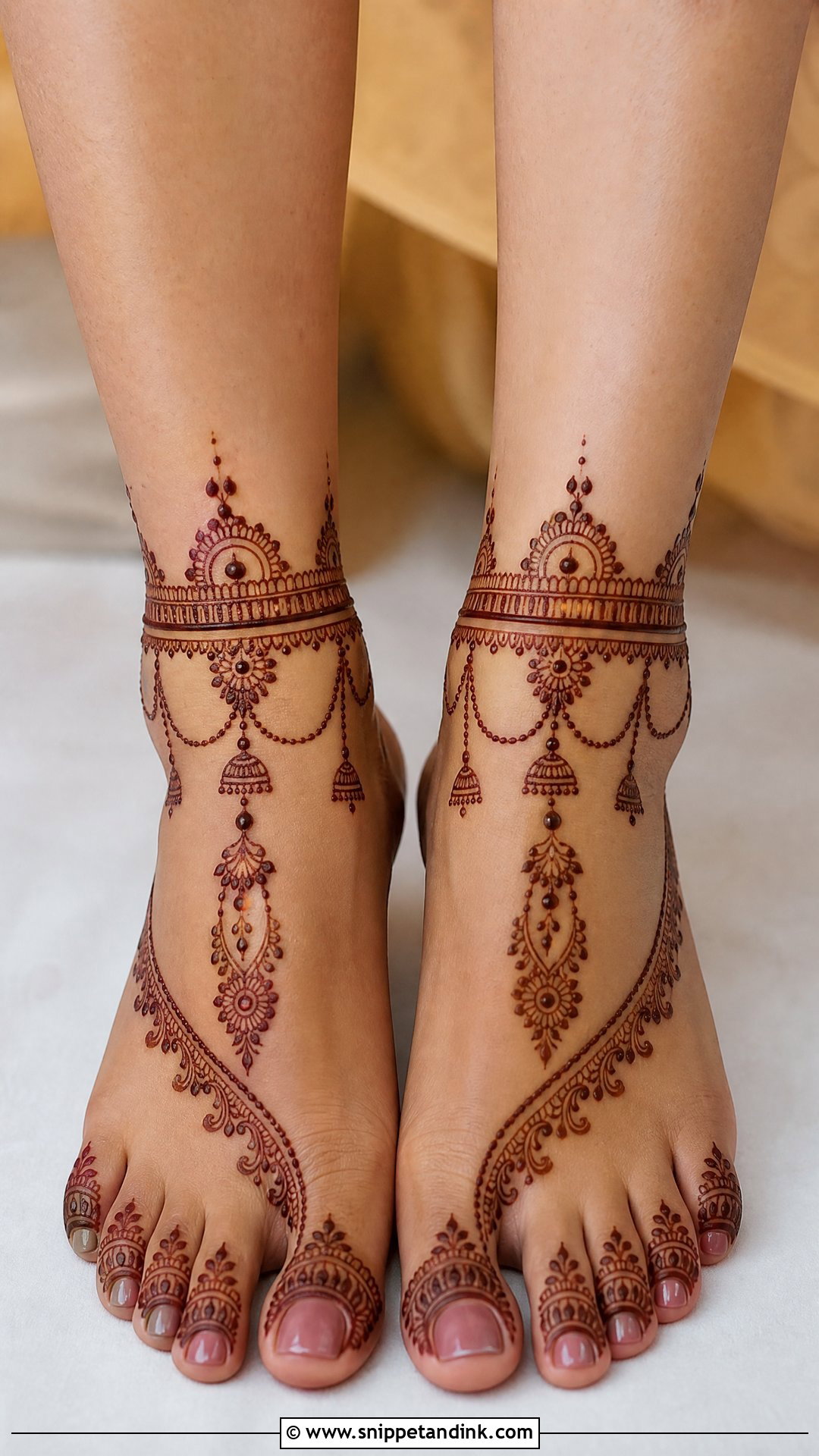 Bridal Anklet Mehndi Design For Legs - Snippet and Ink - 20 Bridal Mehndi Mehandi Designs for Legs